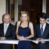 Diane Kruger, ambassadrice Jaeger-LeCoultre, inaugure la nouvelle boutique de la marque, place Vendôme à Paris le 20 novembre 2012