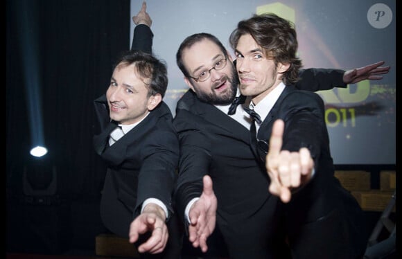 Les trois organisateurs des Gérard Frédéric Royer, Arnaud Demanche et Stéphane Rose animeront les Gérard 2011, le 20 décembre 2011 sur Paris Première