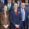 La princesse Elena d'Espagne lors de la cérémonie de remise des Prix Université Entreprise le 22 novembre 2012 à l'Université polytechnique de Madrid.