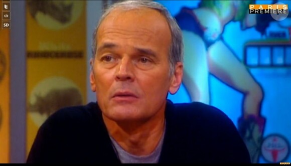 Laurent Baffie durant l'émission 17e sans ascenceur qu'il anime, diffusée le 24 novembre sur Paris Première.