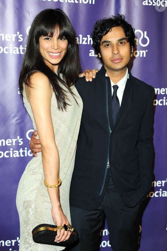 Kunal Nayyar et sa femme Neha Kapur à Los Angeles le 20 mars 2012