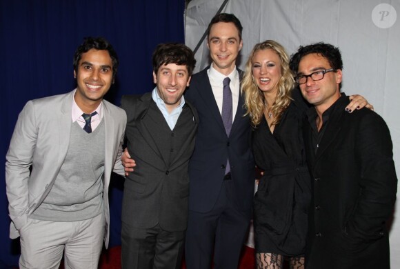 L'équipe de The Big Bang Theory en 2010