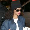 Rihanna de retour à son hôtel après une apparition sur le plateau de X Factor UK. Londres, le 25 novembre 2012.