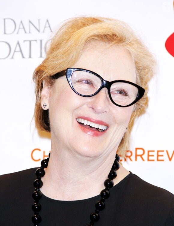 Meryl Streep, toujours aussi ravissante lors de la soirée de soutien pour la Fondation Christopher & Dana Reeve à New York, le 28 novembre 2012.