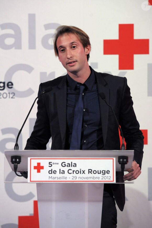 Fabien Gilot au gala de la Croix-Rouge à Marseille le 29 Novembre.