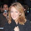 Kylie Minogue devant les studios de radio BBC à Londres, le 22 Novembre 2012.