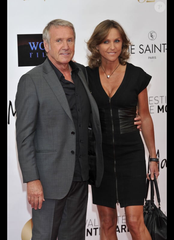 Yves Rénier et sa femme Karin au Festival de télévision de Monte-Carlo à Monaco le 10 juin 2012.