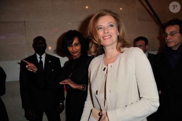 Valerie Trierweiler - Dîner de gala caritatif Action contre la faim à l'hôtel Pullman Bercy à Paris, le 5 Decembre 2012.