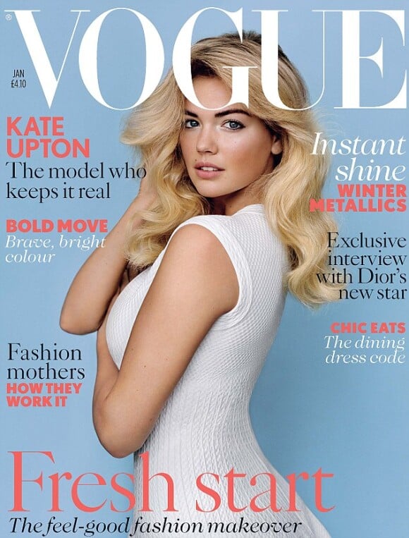 Kate Upton en couverture du Vogue UK