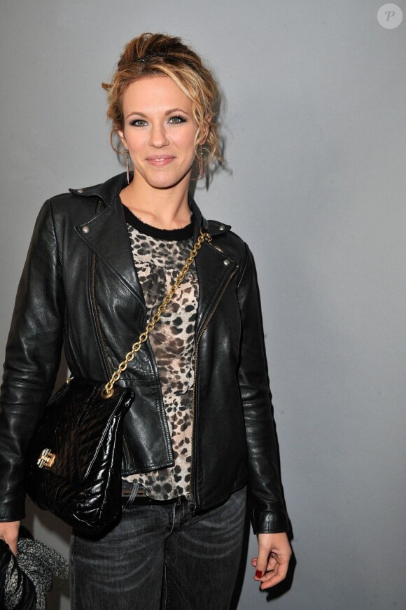 Lorie à la soirée de lancement de l'appareil photo Olympus 'Pen Lite' à la boutique Ephemere Olympus à Paris le 6 Decembre 2012.