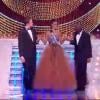Les cinq finalistes rendent hommage à Grace Kelly lors de la soirée d'élection Miss France 2013 le samedi 8 décembre 2012 sur TF1