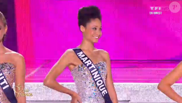 Miss Martinique est élue troisième dauphine lors de la soirée d'élection Miss France 2013 le samedi 8 décembre 2012 sur TF1