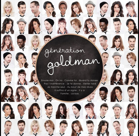 La pochette de Génération Goldman dans les bacs depuis le lundi 19 novembre 2012.