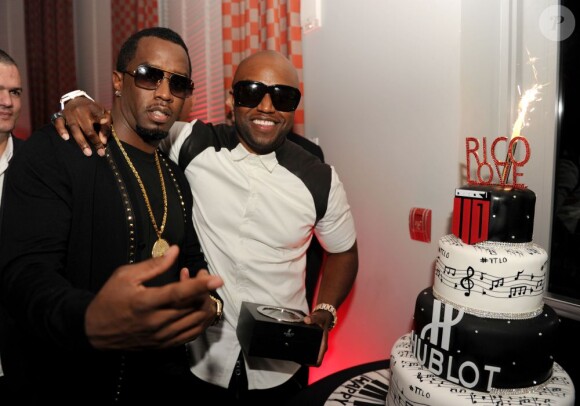 Diddy célèbre l'anniversaire de son ami Rico Love au restaurant Katsuya. Miami Beach, le 8 décembre 2012.