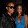 Exclusif - Pharrell Williams et Kelly Rowland célèbrent l'anniversaire de Rico Love au restaurant Katsuya. Miami Beach, le 8 décembre 2012.