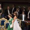 La famille royale de Suède s'est réunie le 10 décembre 2012 comme chaque année à la Maison des concerts de Stockholm pour honorer les lauréats des prix Nobel.