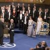 Cérémonie de remise des prix Nobel à Stockholm le 10 décembre 2012, en présence de la famille royale de Suède.