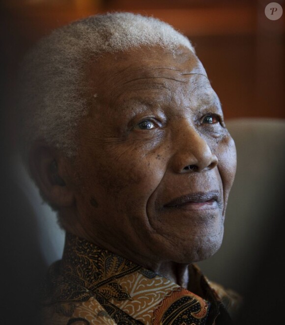 Nelson Mandela à Johannesburg, le 11 juillet 2009.