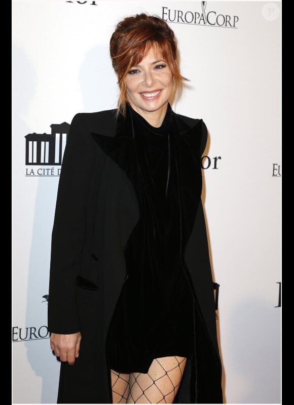 Mylène Farmer à la soirée d'inauguration de la Cité du Cinéma à Saint Denis, en France, le 21 septembre 2012.