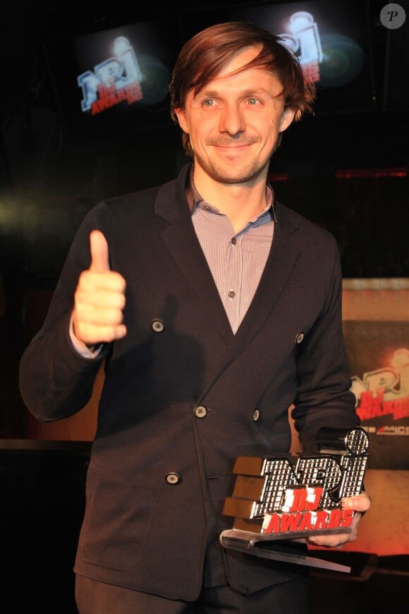 Martin Solveig récompensé à la cérémonie des NRJ DJ Awards à Monaco le 7 Novembre 2012.