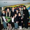 Galina Vishnevskaïa et Mstislav Rostropovitch en famille à l'Unesco à Paris en 1998