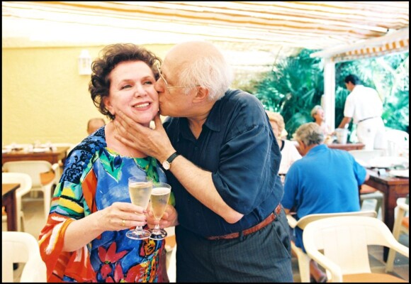 Galina Vishnevskaïa et Mstislav Rostropovitch à Saint-Tropez en 1995