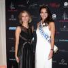 Sylvie Tellier et Marine Lorphelin, Miss France 2013, à la 17e édition des sapins de Noël des créateurs à l'hôtel Salomon de Rothschild. La vente aux enchères a été dirigée par maître Poulain. C'était la première sortie officielle de la nouvelle Miss France. À Paris le 10 décembre 2012.