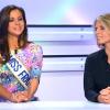 Marine Lorphelin, Miss France 2013 et Sylvie Tellier sur le plateau de Faut pas rater ça !. Décembre 2012.