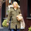 Claire Danes enceinte attend patiemment l'arrivée de bébé en se promenant dans les rues de New York. Le 13 décembre 2012