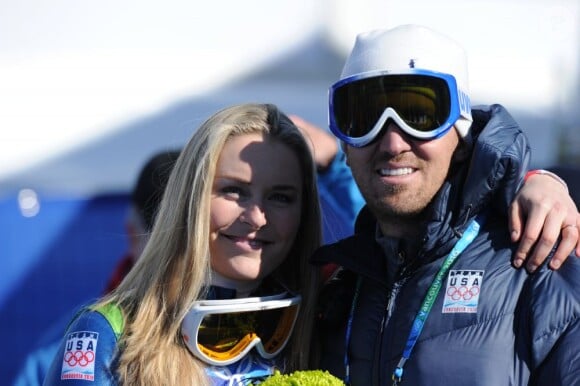 Lindsey Vonn et son ex-mari Thomas à Whistler, le 20 février 2010.