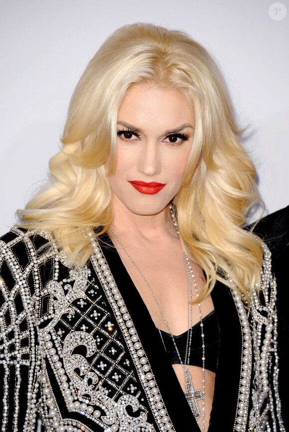 Gwen Stefani lors des American Music Awards au Nokia Theatre. Los Angeles, le 18 novembre 2012.