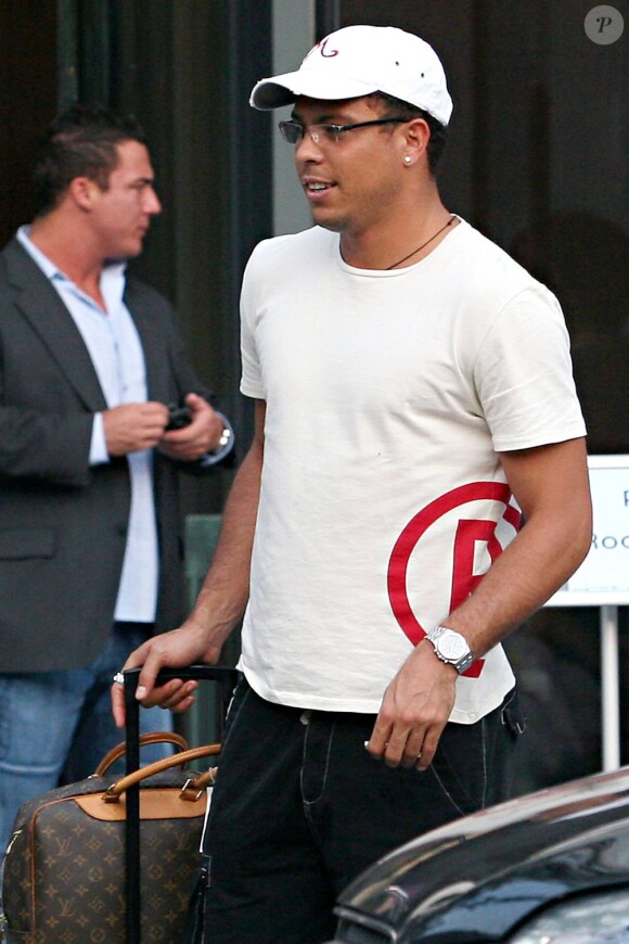 Ronaldo lors d'un séjour à Manhattan à New York le 17 juin 2007