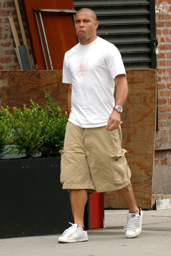 Ronaldo dans les rues de New York le 5 juillet 2006
