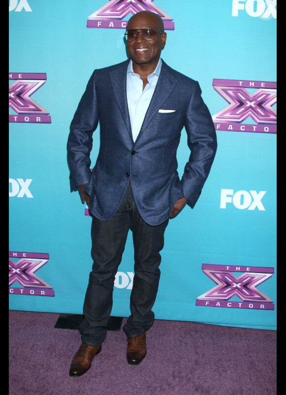 L.A. Reid à la conférence de presse pour la dernière émission de la saison de l'émission X Factor à Los Angeles, le 17 decembre 2012.