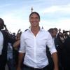 Zlatan Ibrahimovic lors de sa présentation officielle au Trocadéro à Paris devant une foule venue nombreuse acclamée la star, le 18 juillet 2012