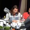 Zlatan Ibrahimovic s'offre une sortie au restaurant L'Avenue à Paris le 19 septembre 2012