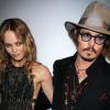 Johnny Depp et Vanessa Paradis à Cannes le 18 mai 2010.