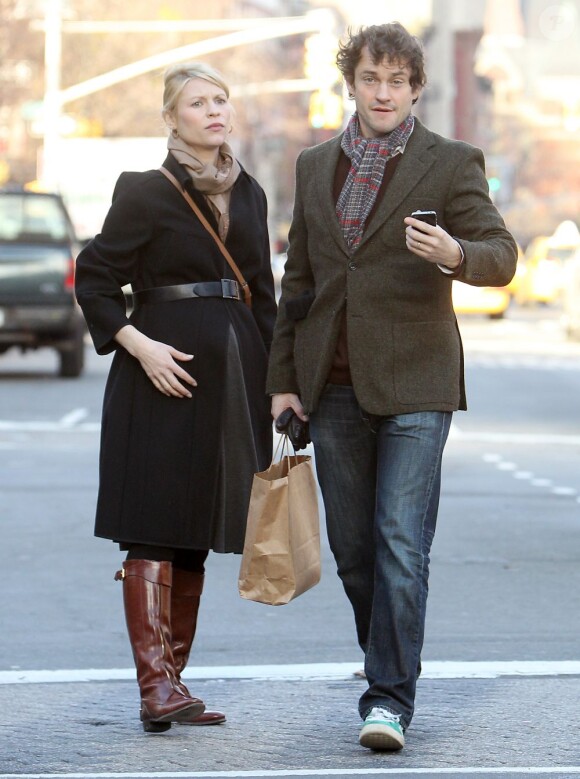Claire Danes et Hugh Dancy le 11 décembre 2012 à New York.