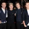 One Direction le soir de la grande finale de X Factor saison 2, à Los Angeles le 20 décembre 2012.