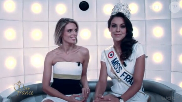 Marine Lorphelin, Miss France 2013, dans La Boîte à questions de Canal +