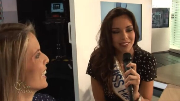 Marine Lorphelin, Miss France 2013, en plein marathon des médias