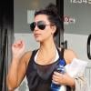 Kim Kardashian quitte la salle de gym dans le quartier de Studio City. Los Angeles, le 22 décembre 2012.