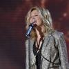 Lara Fabian sur le plateau de Vivement Dimanche, février 2012.
