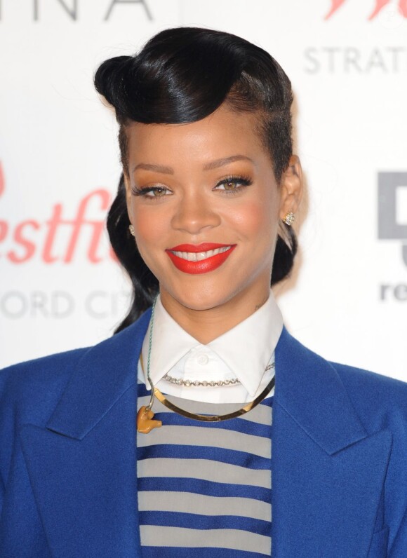 Rihanna à Londres, le 19 novembre 2012.