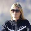Heidi Klum, détendue au cours d'une balade à vélo avec ses enfants Leni et Johan et son petit ami Martin Kirsten. Santa Monica, le 27 décembre 2012.