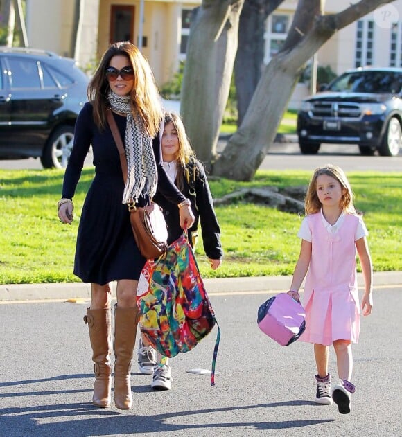 Brooke Burke et ses filles à Los Angeles, le 21 décembre 2012