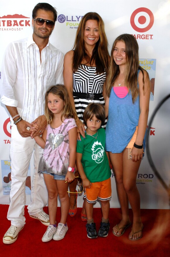 Brooke Burke, David Charvet et leurs quatre filles en décembre 2012