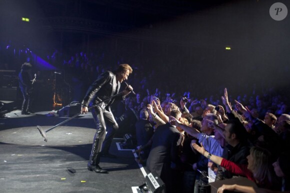Exclu : Johnny Hallyday en concert à Londres au Royal Albert Hall, le 15 octobre 2012.