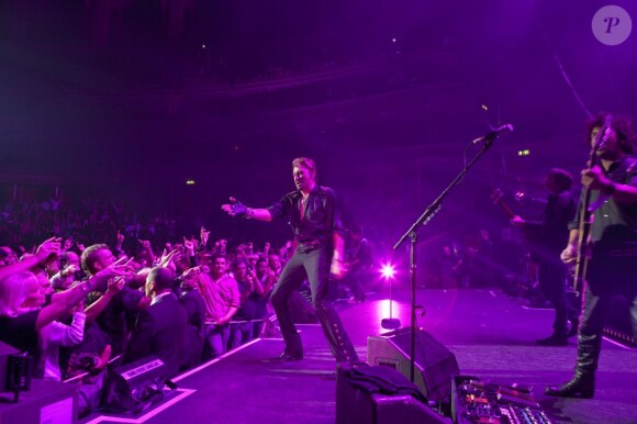 Exclu : Johnny Hallyday en concert à Londres au Royal Albert Hall, le 15 octobre 2012.