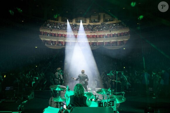 Exclu : Johnny Hallyday en concert à Londres au Royal Albert Hall, le 15 octobre 2012.
